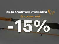 ¡15 % de descuento en todas las cañas Savage Gear! ¡Nuevos productos de Shimano, Preston y Jaxon!