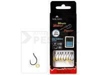 Mikado Method Feeder Rigs Barbless MF13 with bait band 10cm - #12