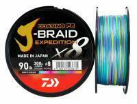 Trenzado Daiwa J-Braid Expedition x8E Multi Color 300m - 0.28mm