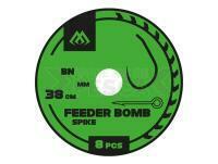 Mikado Feeder Bomb X-TRA STRONG Rigs 38cm - spike - 0.23mm - #8