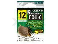 Anzuelos Owner Feeder Hook FDH-6 Barbless - #10