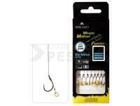 Mikado Method Feeder Rigs Braid Barbless MF13 with bait band 10cm - #6