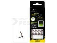 Mikado Method Feeder Rigs Braid Barbless MF13 with bayonet 10cm - #6