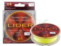 Trenzado Fishing Empire Lider X4 150m fluo yellow - 0.10mm