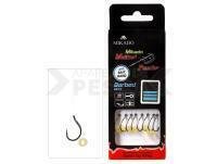 Mikado Method Feeder Rigs Barbed MF13 with bait band 10cm - #8