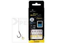 Mikado Method Feeder Rigs Braid Chinu with bait band 10cm - #6