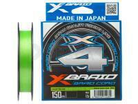 Trenzado YGK X-Braid Braid Cord X4 150m - #1.0/0.165mm 18lb/8.1kg