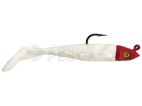 Vinilo Delalande Flying Fish Jig Head 6cm 4g - 061 - Blanc Tête Rouge