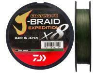 Trenzado Daiwa J-Braid Expedition x8E Dark Green 300m - 0.16mm