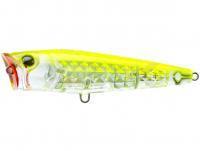 Señuelo Yo-zuri 3DR-X Popper 65mm 6g - R1435-PCLS Prism Chartreuse Silver