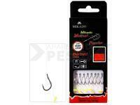 Mikado Method Feeder Rigs Monofilament Chinu with Push Stop 10cm - #12